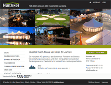 Tablet Screenshot of hunziker.ag